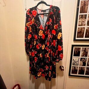 Fashion to Figure Plus Size Floral Dress
